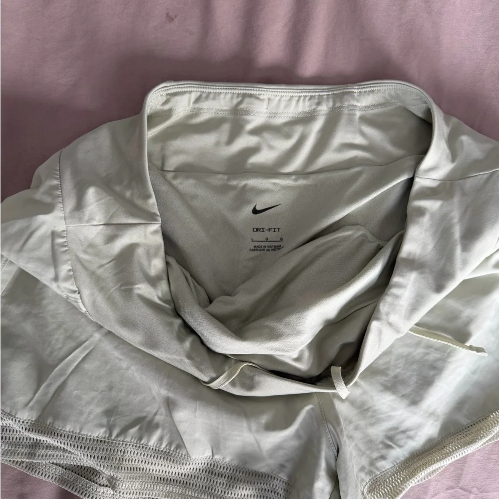 Nike DriFit Athletic Shorts Light Green - Picture 2 of 3